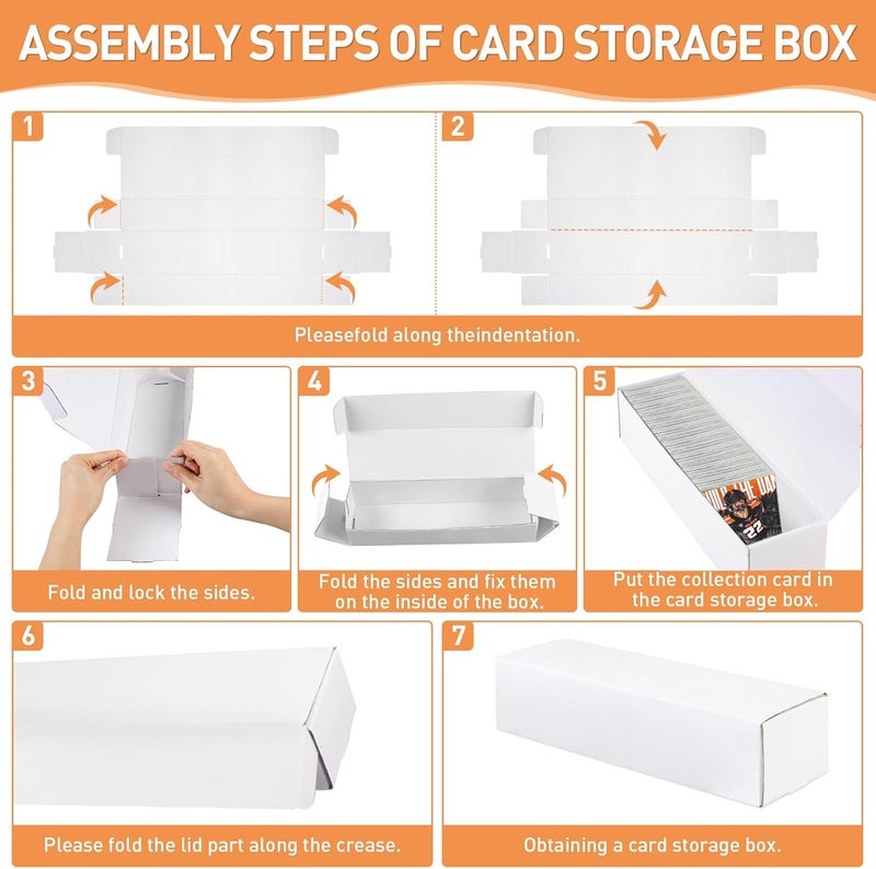 HANWRAPS Card Storage Box,2-Pack • 1000 Count Card Box,Trading card storage box for TCG/Mtg/Sports Card Storage and Collection,14.4 INCH Horizontal - Image 4